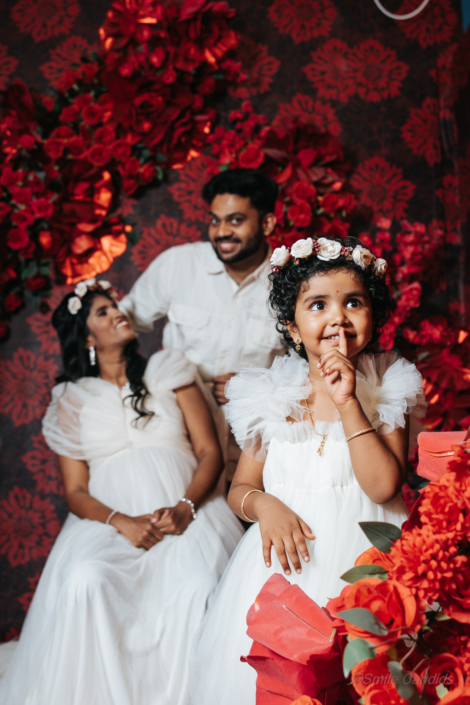 Family maternity shoot